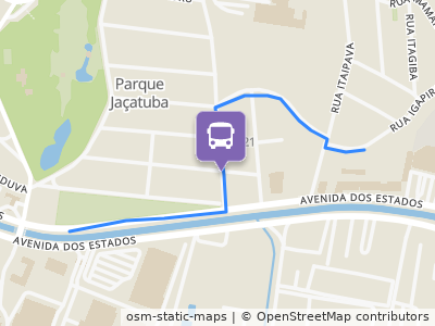 Mapa da parada