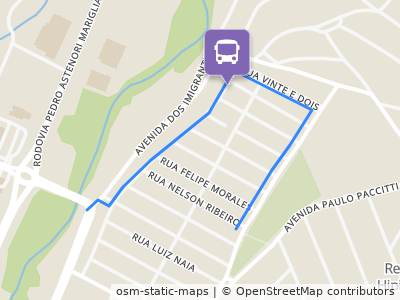 Mapa da parada