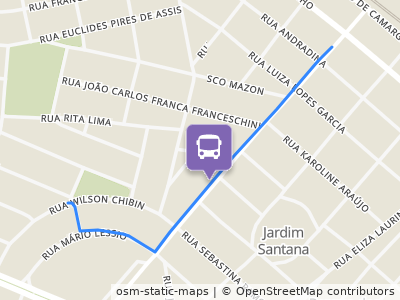 Mapa da parada