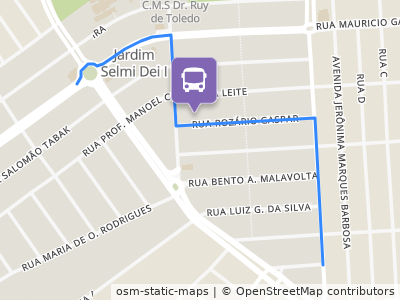 Mapa da parada