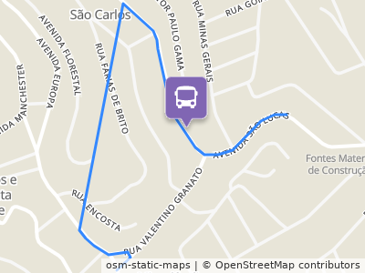 Mapa da parada