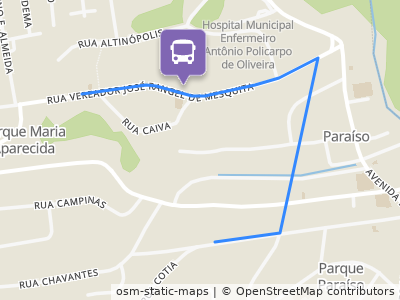 Mapa da parada