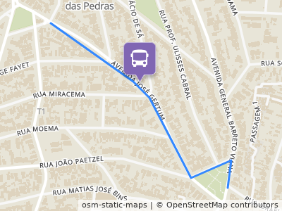 Mapa da parada