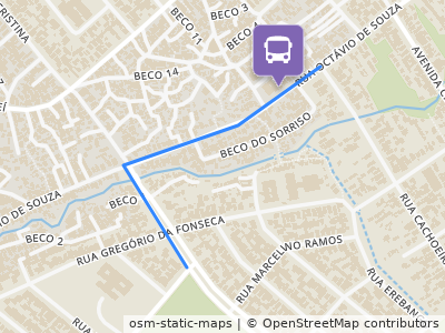 Mapa da parada