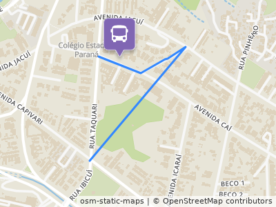 Mapa da parada