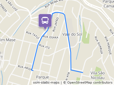 Mapa da parada
