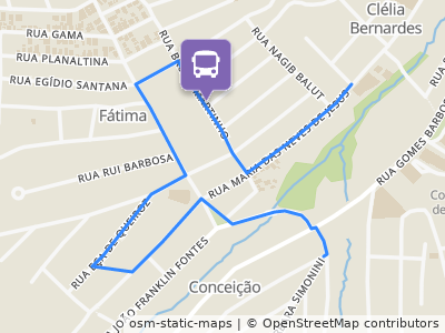 Mapa da parada