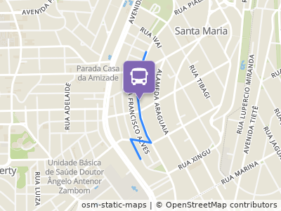 Mapa da parada