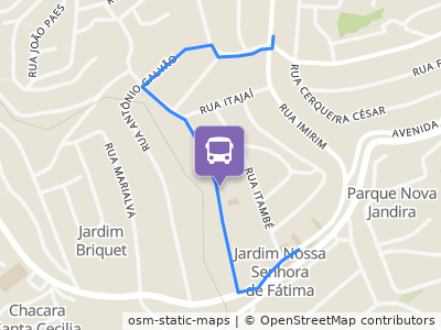 Mapa da parada
