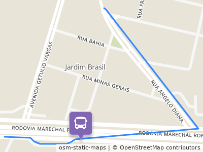 Mapa da parada