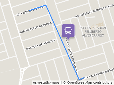 Mapa da parada