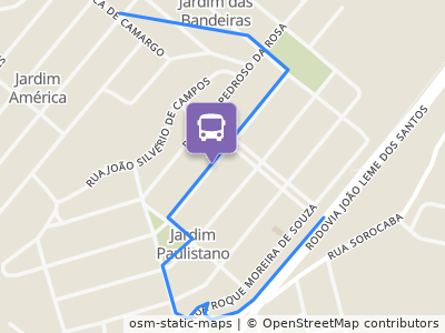 Mapa da parada