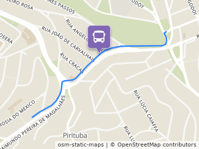 Mapa da parada