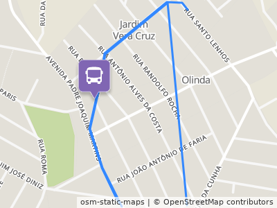 Mapa da parada