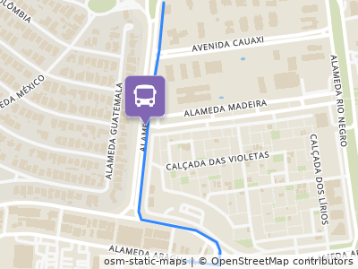 Mapa da parada