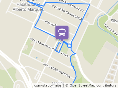 Mapa da parada