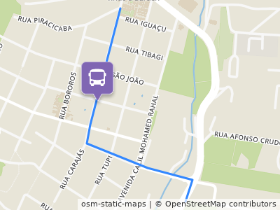 Mapa da parada