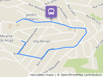 Mapa da parada