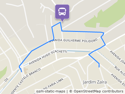 Mapa da parada
