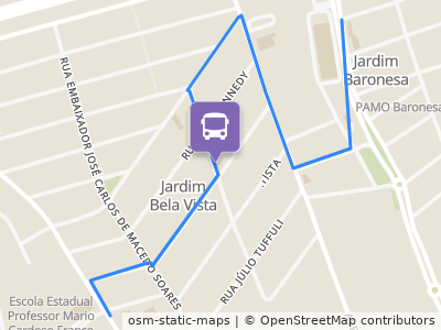 Mapa da parada