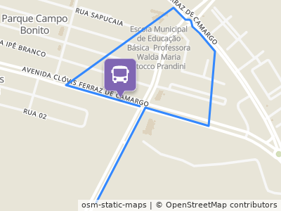 Mapa da parada