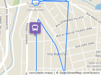 Mapa da parada