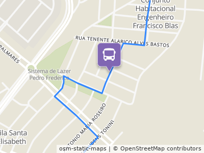 Mapa da parada