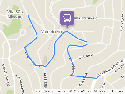 Mapa da parada