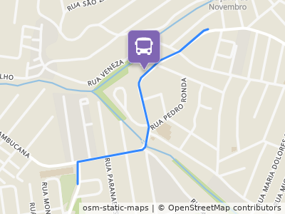 Mapa da parada