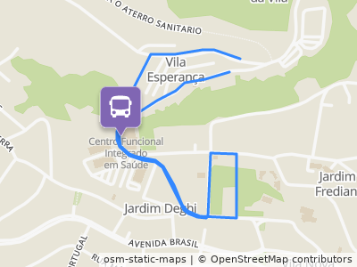 Mapa da parada