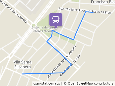 Mapa da parada