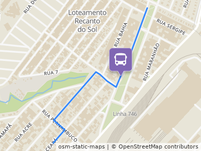 Mapa da parada
