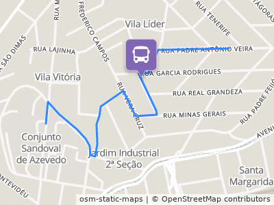 Mapa da parada