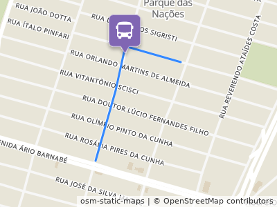 Mapa da parada