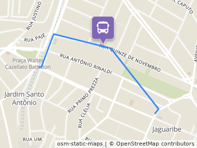 Mapa da parada