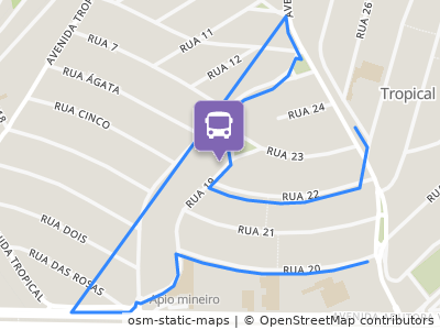 Mapa da parada
