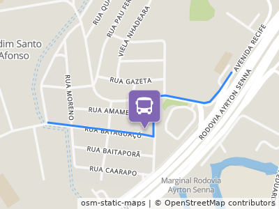 Mapa da parada