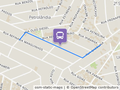 Mapa da parada