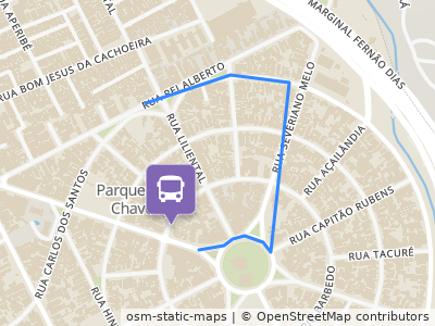 Mapa da parada
