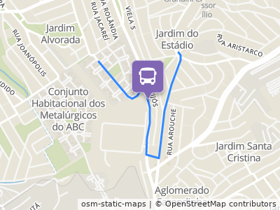Mapa da parada