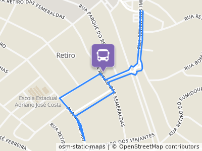 Mapa da parada