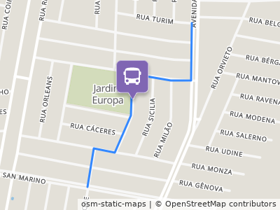 Mapa da parada