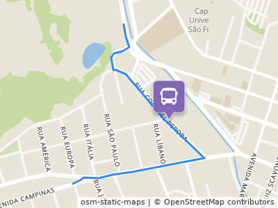 Mapa da parada