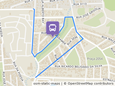 Mapa da parada
