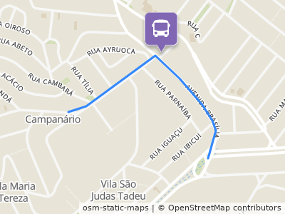 Mapa da parada