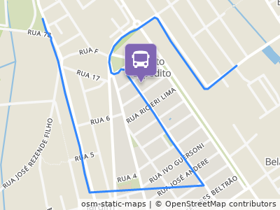 Mapa da parada