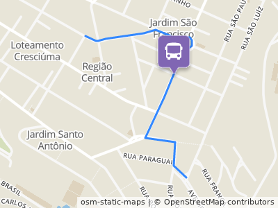 Mapa da parada