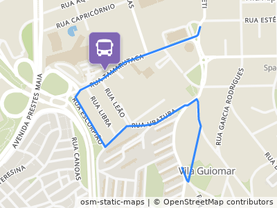 Mapa da parada