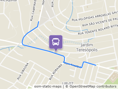 Mapa da parada