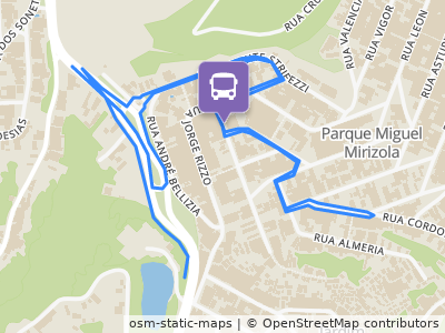 Mapa da parada